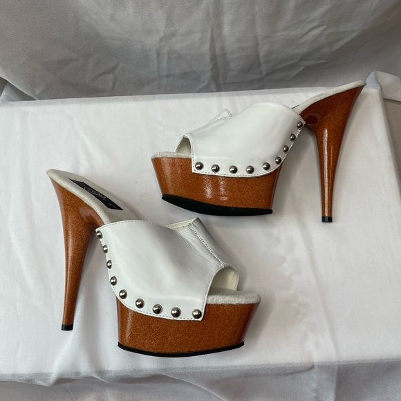 SOLD DEADSTOCK Pleaser Delight 601-12 Platform Stiletto Heels Size 9 - Picture 8 of 9